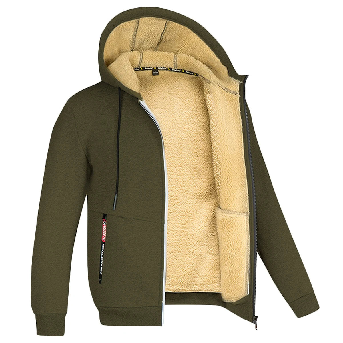 EJVS™  Trendy Warm Zipper Lamb Wool Jacket