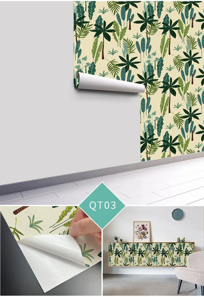EJVS™ Peel & Stick Botanical Wall Mural