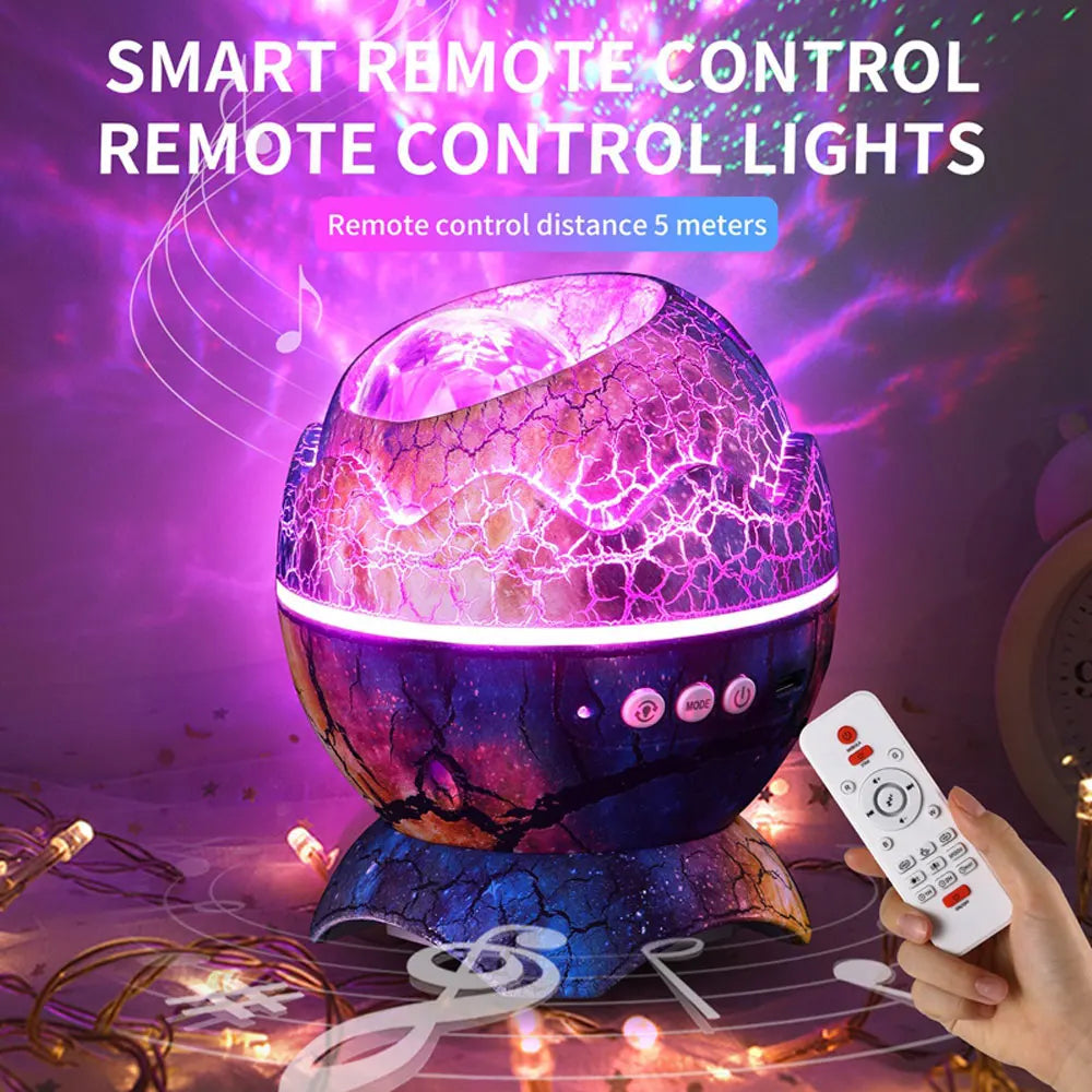 EJVS™ Galaxy & Dinosaur Egg Star Projector
