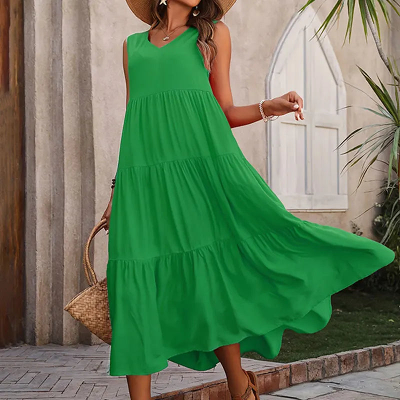 EJVS™ Summer Casual Brand Dress Femme