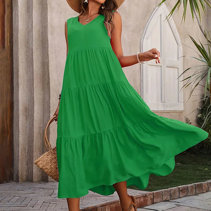 EJVS™ Summer Casual Brand Dress Femme