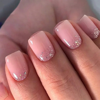 EJVS™  24Pcs Shimmery Manicure Tips