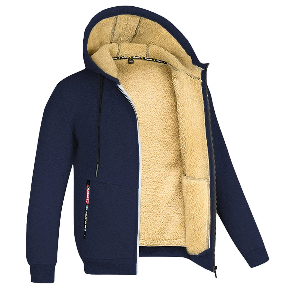 EJVS™  Trendy Warm Zipper Lamb Wool Jacket
