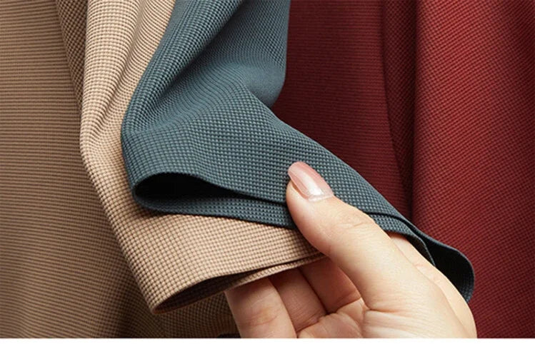 EJVS™  Men's New Polo Shirt Seamless Premium Luxury Cool Fabric Business Casual Golf Slim Fit Blouse Collar T-shirt