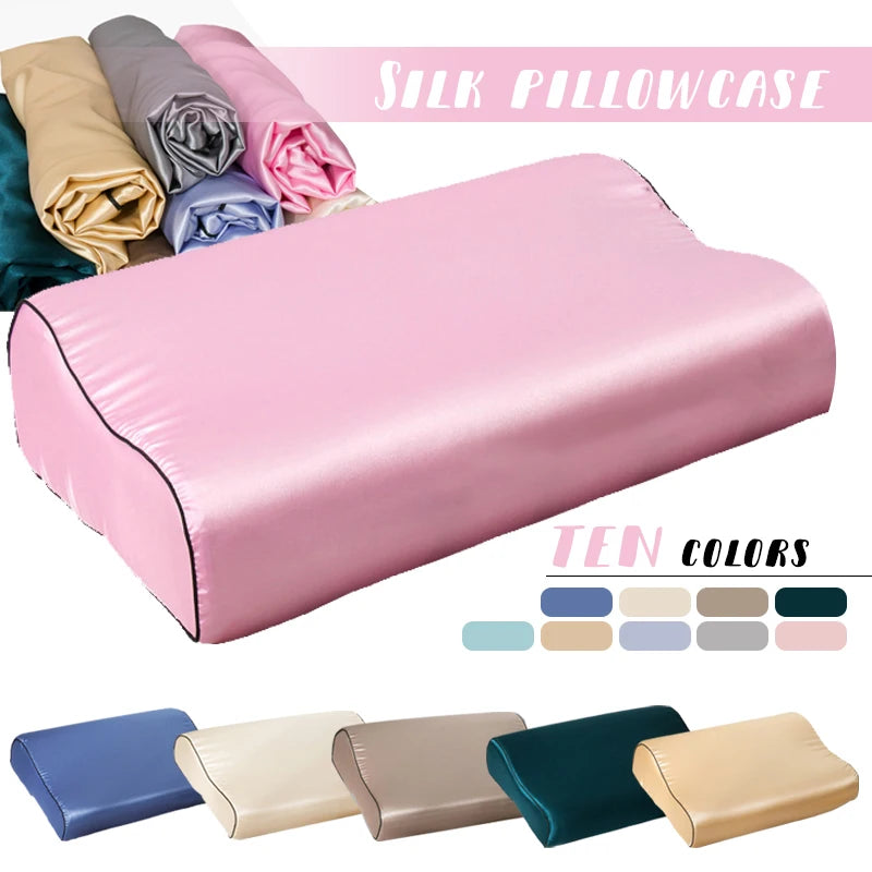 EJVS™  Luxury Satin Pillowcase - Memory Foam