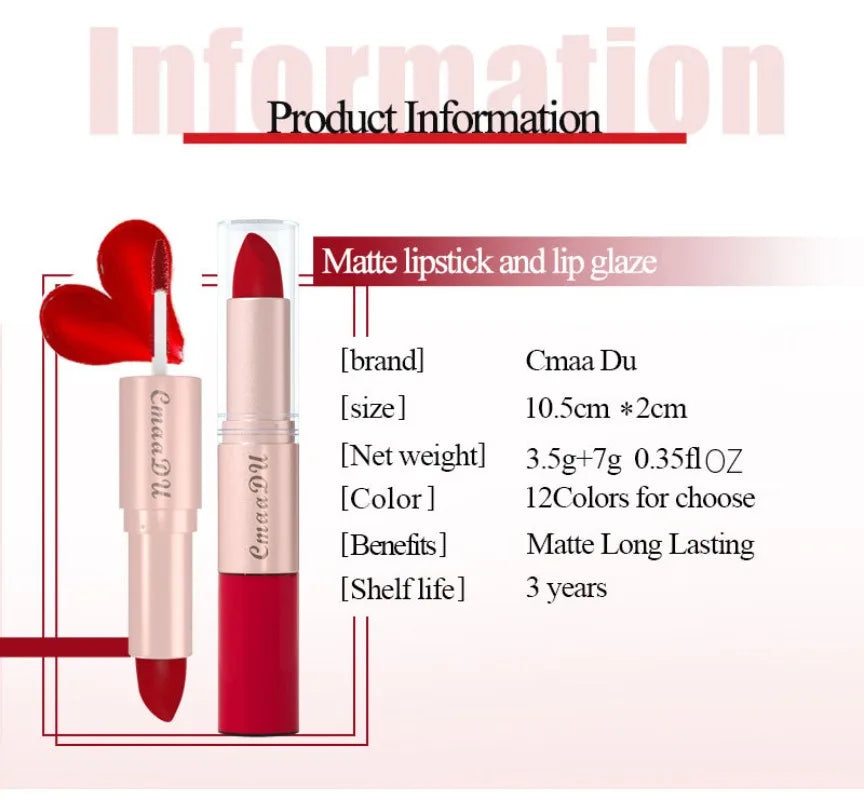 EJVS™ 3 Color Gloss Waterproof Lipstick
