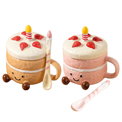 EJVS™ Strawberry Dessert Coffee Mug