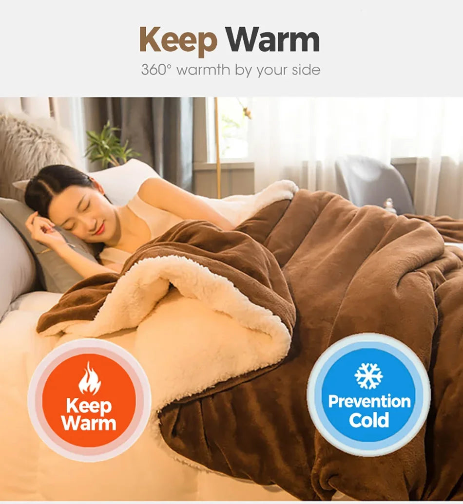 EJVS™ Warm Wool Bed Blanket