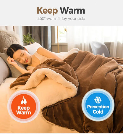 EJVS™ Warm Wool Bed Blanket