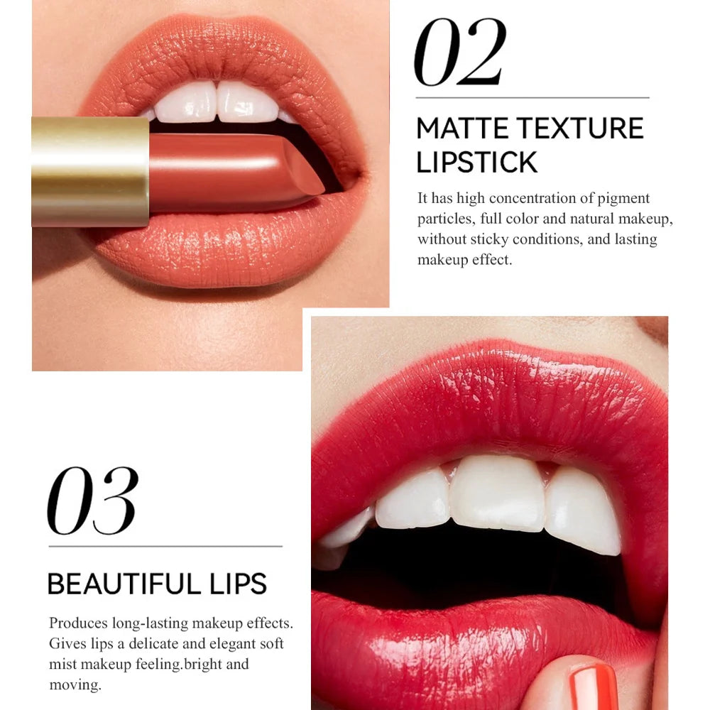 EJVS™ 6 Colors Gold Bar Lipstick