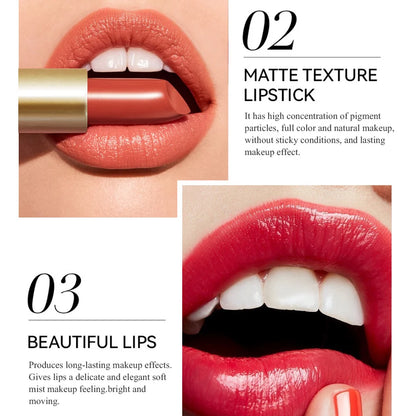 EJVS™ 6 Colors Gold Bar Lipstick