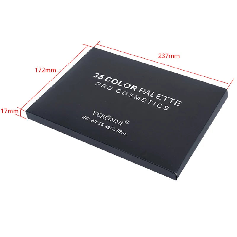 EJVS™ 35 Color Glitter Metallic Eyeshadow