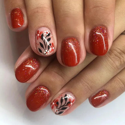 EJVS™  24Pcs Shimmery Manicure Tips