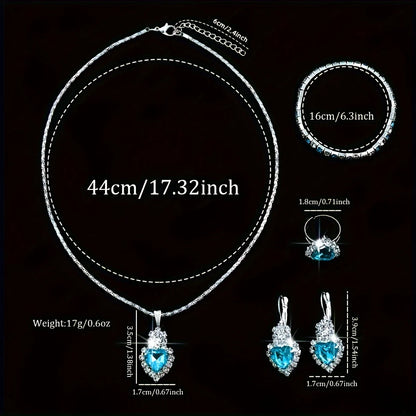 EJVS™  Fashion Quartz Watch Jewelry Set