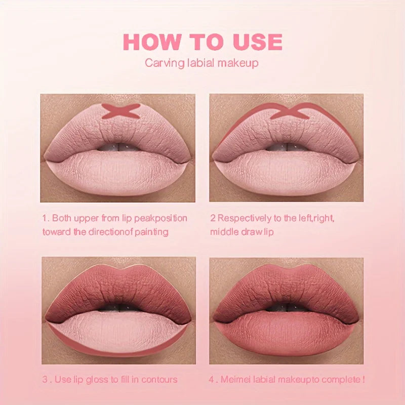 EJVS™  12 Color Sexy Rose Lipstick