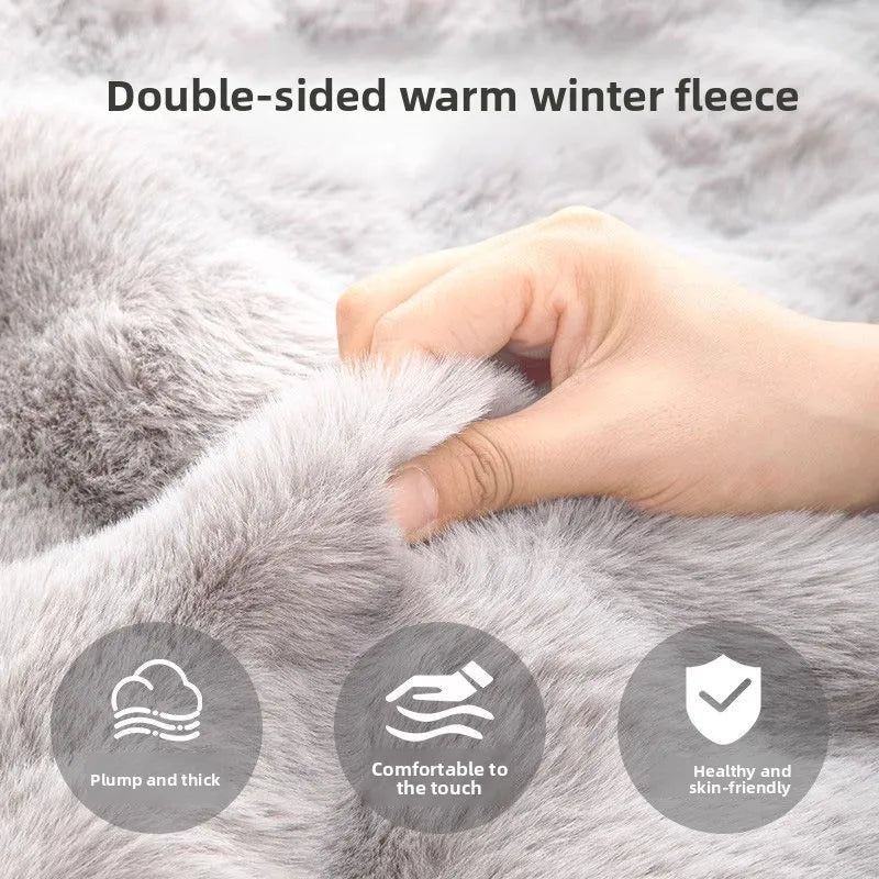 EJVS™  Dog Bed Mat Large Size Sleeping Pad for Winter Use Keep Warm Double-sided Use Golden Retriever Stress-relieving Sleeping Pad