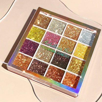 EJVS™ 16 Colors Glitter Eyeshadow