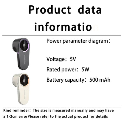 EJVS™  Rechargeable Digital Display Fabric Shaver