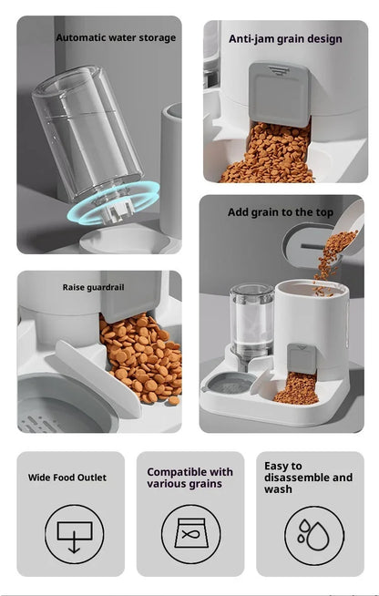 EJVS™  2-in-1 Automatic Pet Feeder & Waterer