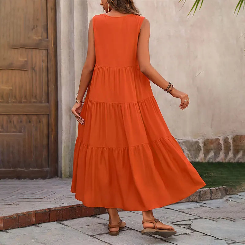 EJVS™ Summer Casual Brand Dress Femme