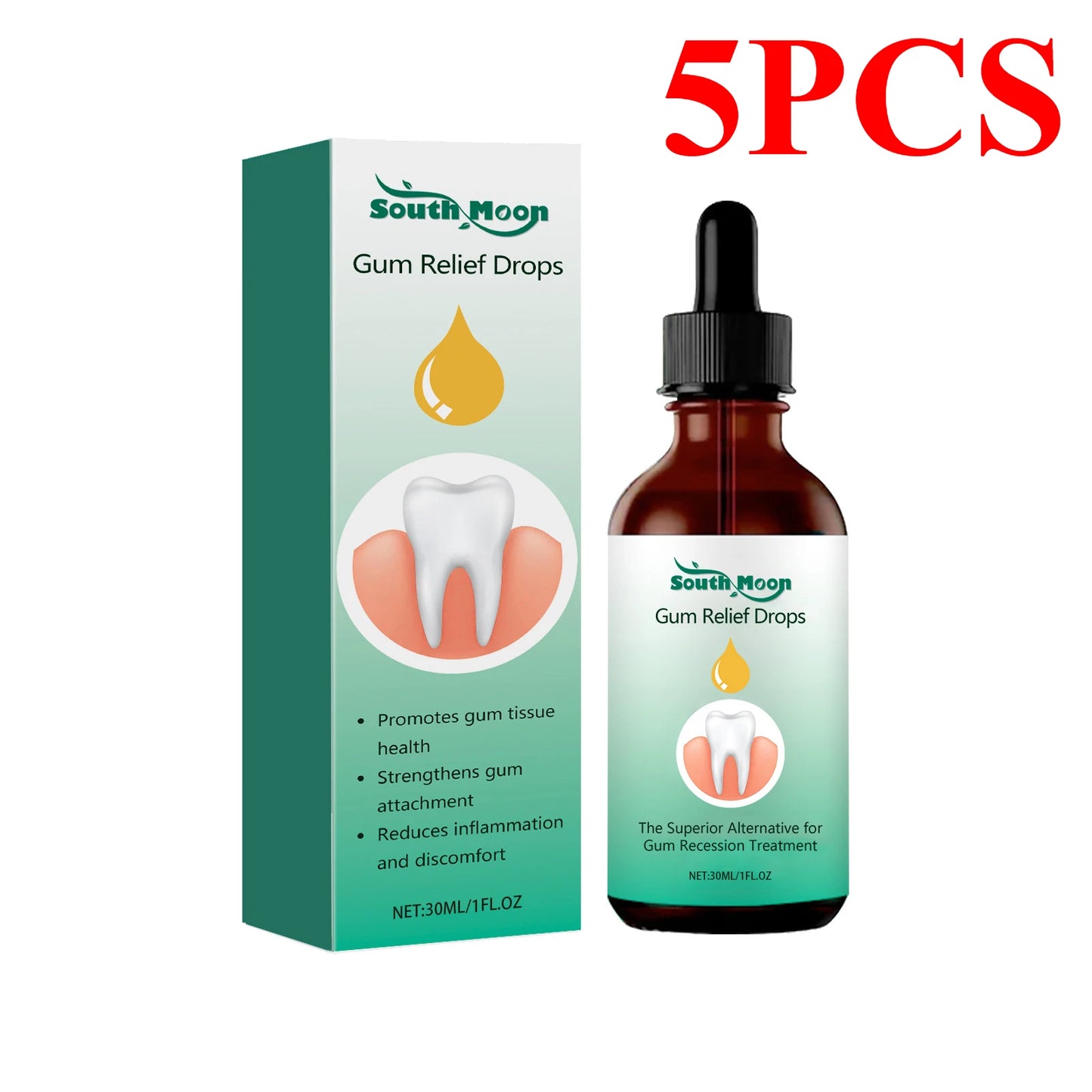 EJVS™  Gum Repair Drops Relieve Receding Gingival Gum - Oral Periodontal Hygiene