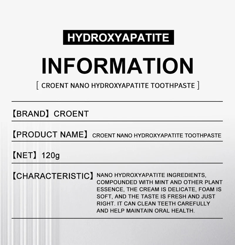 EJVS™  7.5% Hydroxyapatite Probiotic Teeth Whitening Toothpaste Enamel Oral Cavity Repair