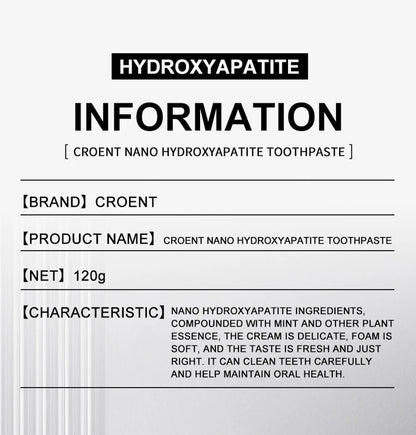 EJVS™  7.5% Hydroxyapatite Probiotic Teeth Whitening Toothpaste Enamel Oral Cavity Repair