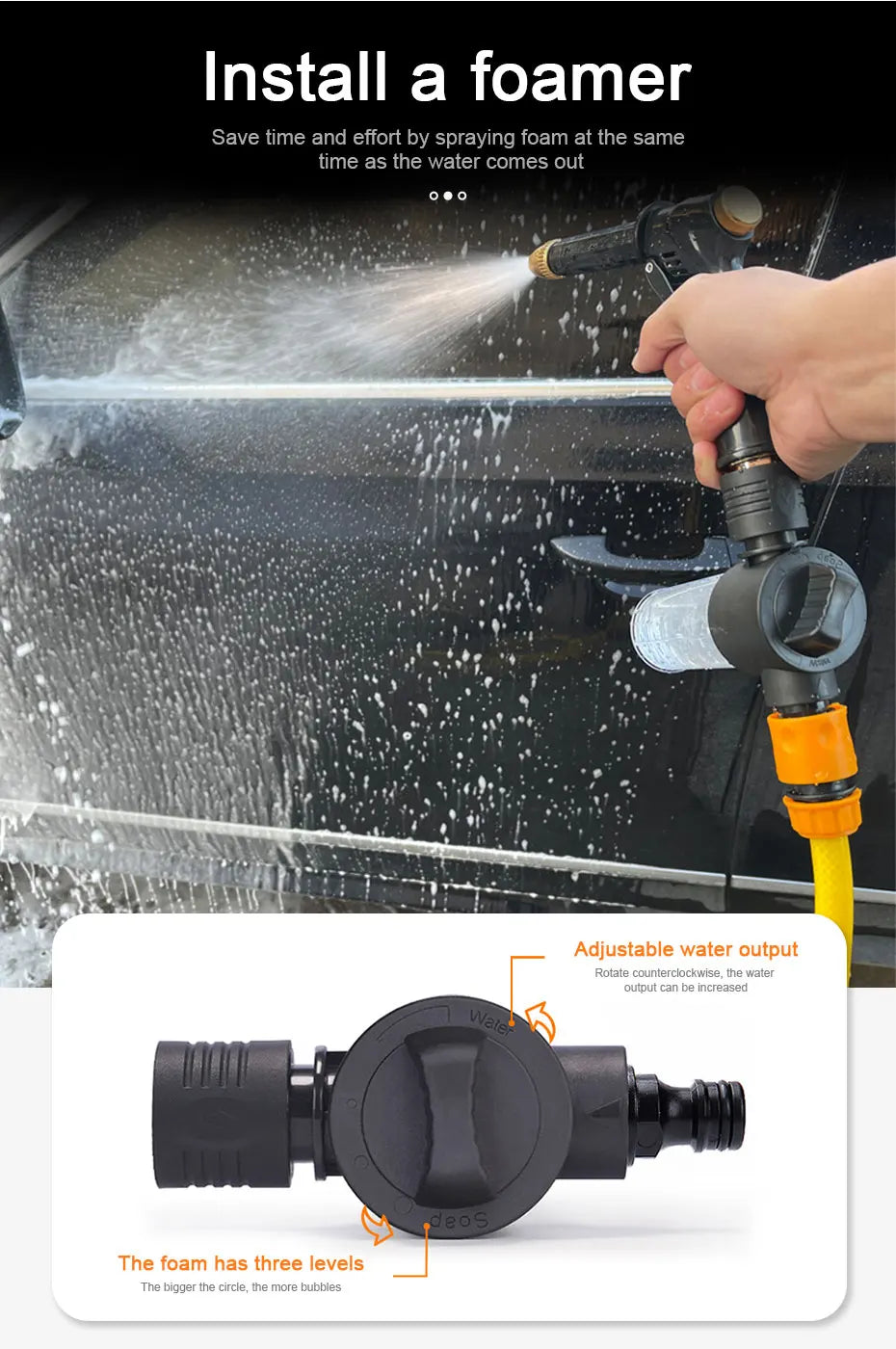 EJVS™ High Pressure Car Foam Washer