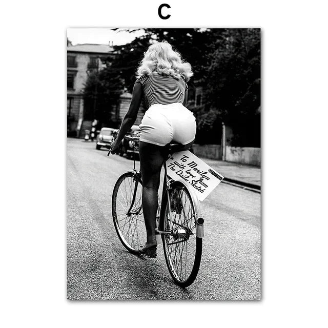 EJVS™ Vintage Europe Camera & Car Canvas Wall Art
