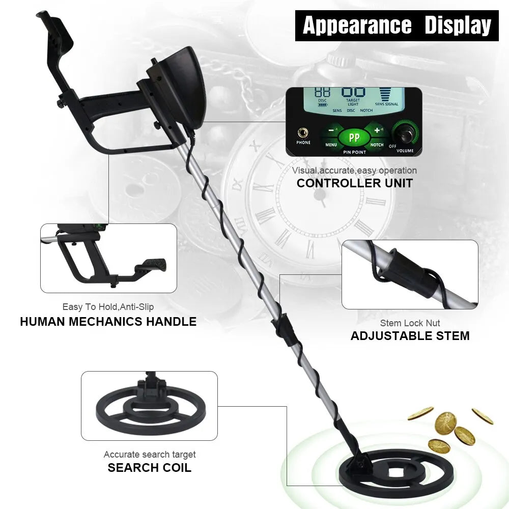 EJVS™  MD-4090 Professional Metal Finder