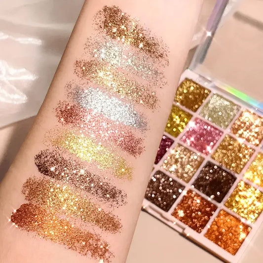 EJVS™ 16 Colors Glitter Eyeshadow