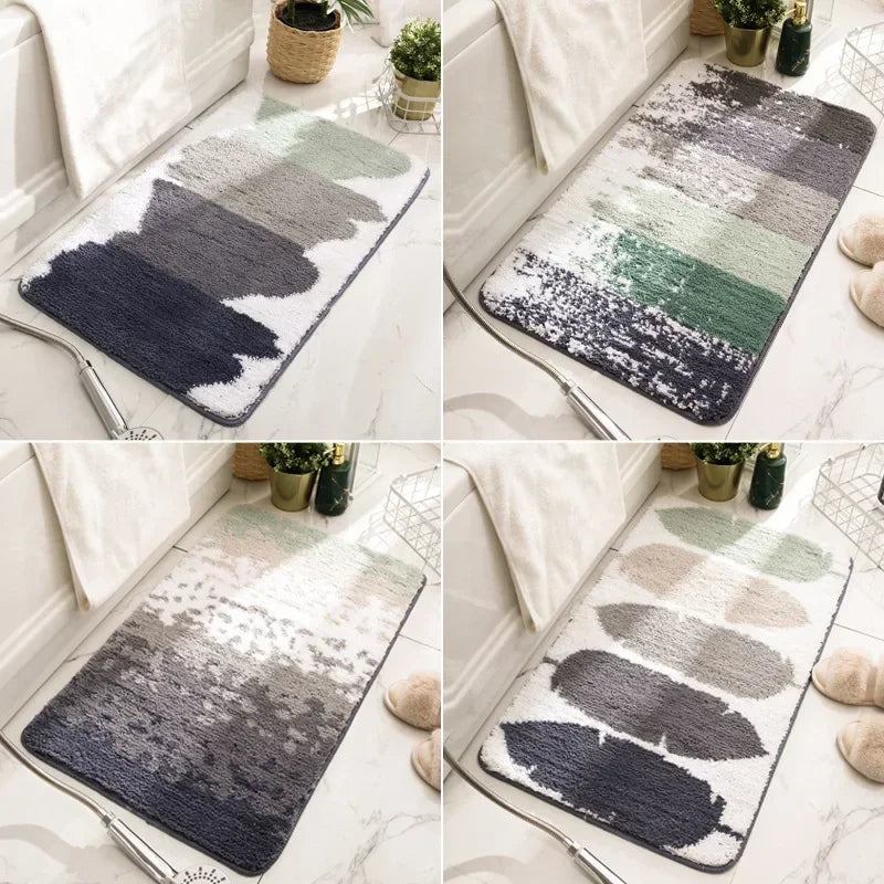 EJVS™ Bath Mat Anti Slip Absorbent Bathroom Carpet Strong Water Absorptionion