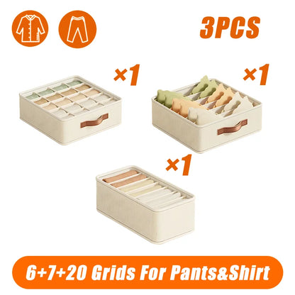 EJVS™ Bedroom Drawer Organizer Boxes