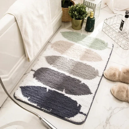 EJVS™ Bath Mat Anti Slip Absorbent Bathroom Carpet Strong Water Absorptionion