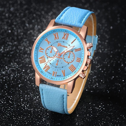 EJVS™  5pcs Women's Quartz Watch Set
