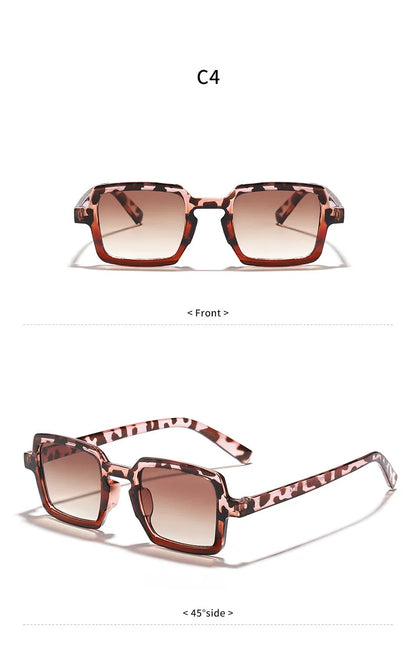 EJVS™  Vintage Square Sunglasses For Women Men Rectangle Sun Glasses Female Oval Eyewear Sunglasses for Male Female Eyeglasses