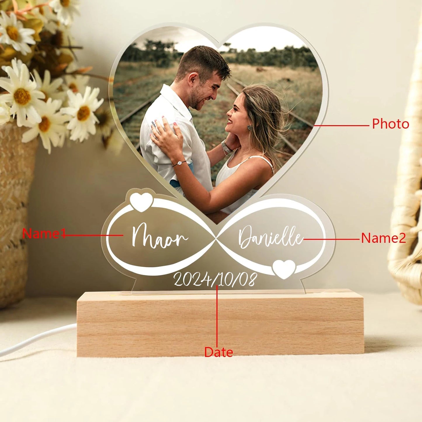 EJVS™  Personalized Love Plaque For Couples
