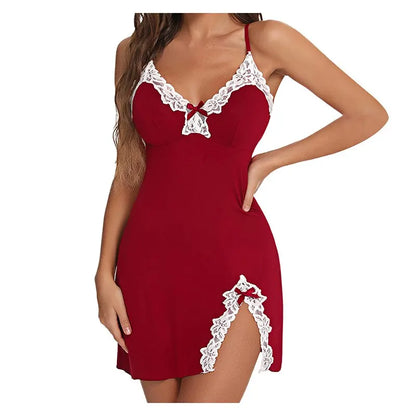 EJVS™ Sexy Silk Satin Nightgown