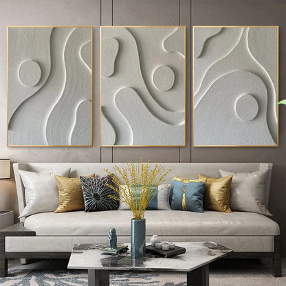EJVS™ Abstract 3D Textured Wall Art