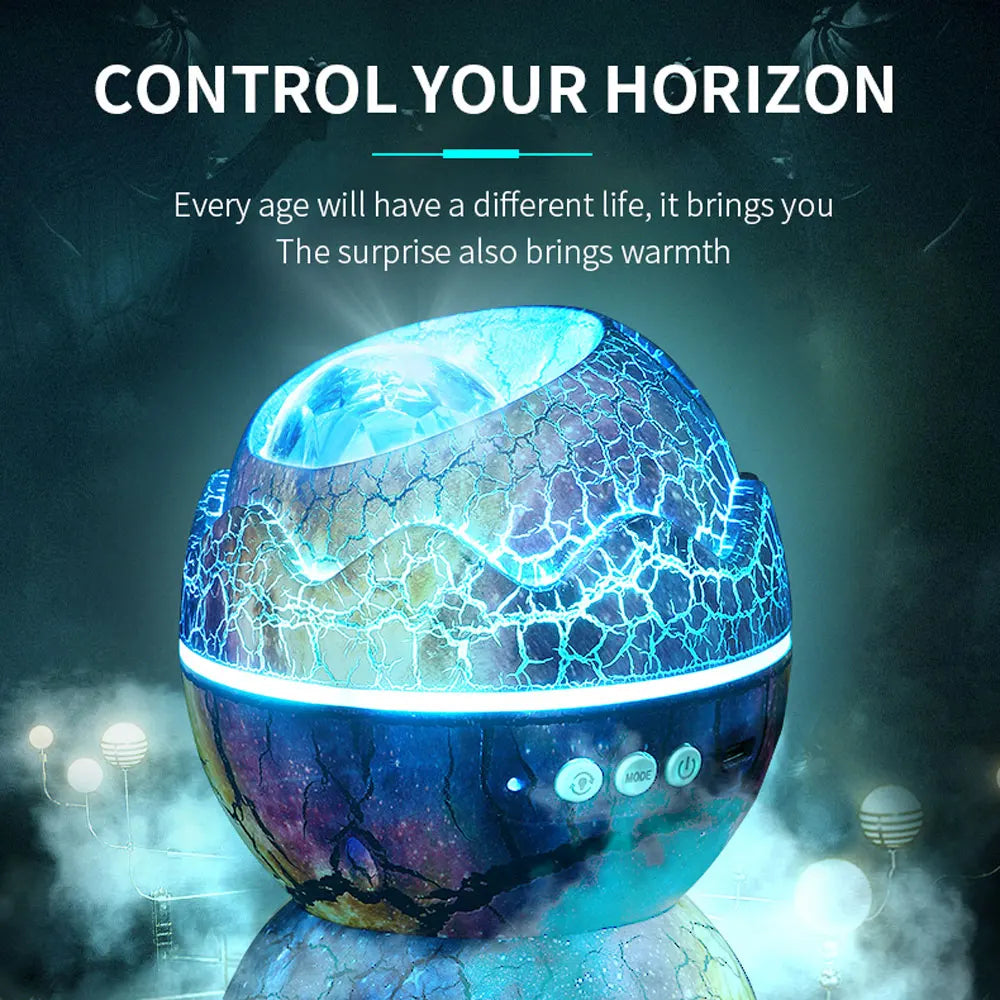 EJVS™ Galaxy & Dinosaur Egg Star Projector