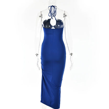 EJVS™  Backless Dresses Slim Dress Bodycon Vestidos Elegantes