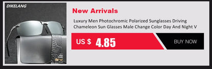EJVS™  Fashion Square Vintage Polarized Sunglasses Men Women Retro Driving Fishing Luxury Brand Designer Sun Glasses UV400 Eyewear