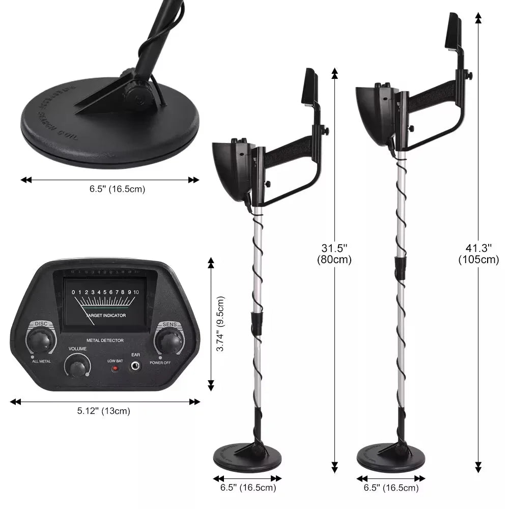 EJVS™  Metal Detector High Accuracy Professional - Waterproof Search Coil