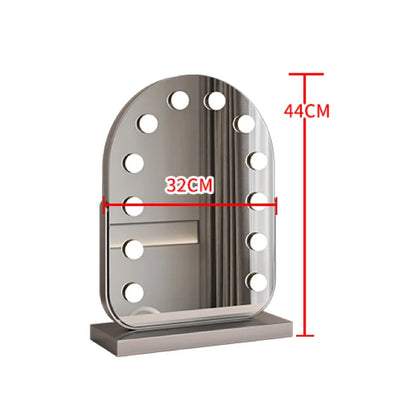 EJVS™ Arched LED Makeup Mirror – 10x Magnification