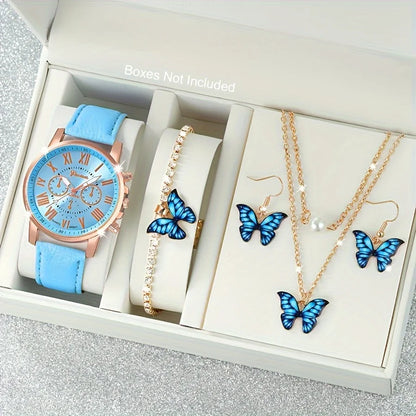 EJVS™  5pcs Women's Quartz Watch Set