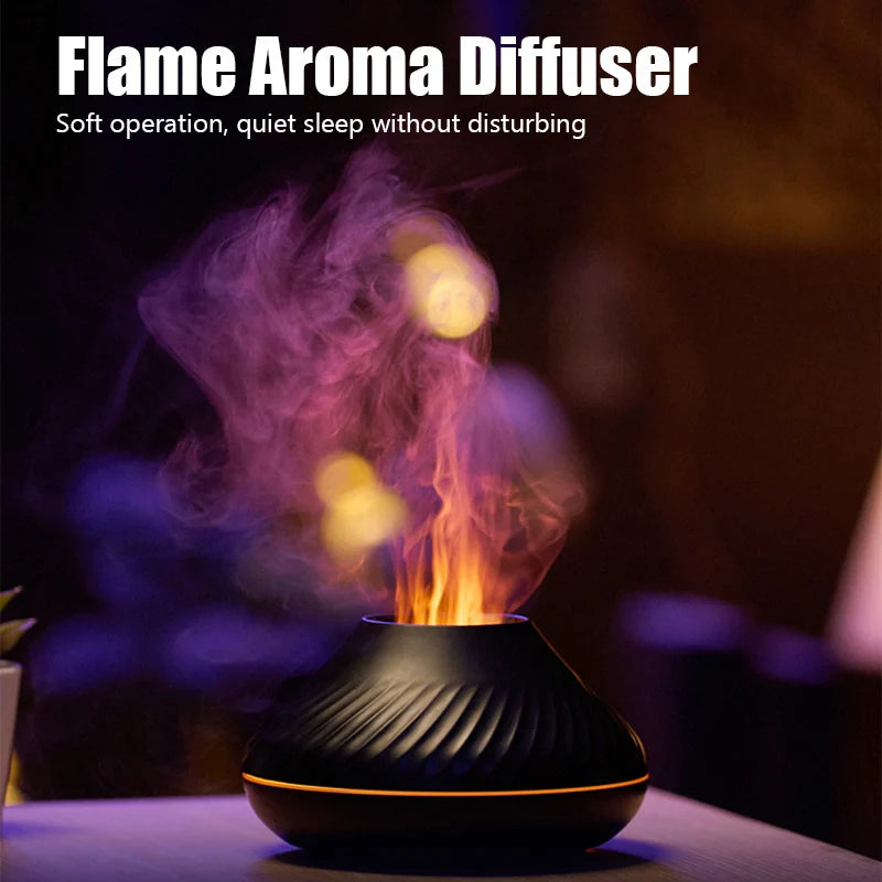 EJVS™ Flame Aroma Diffuser 7-Color LED