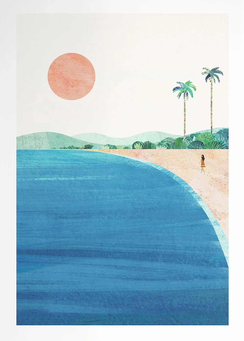 EJVS™ Summer Beach Canvas Wall Art