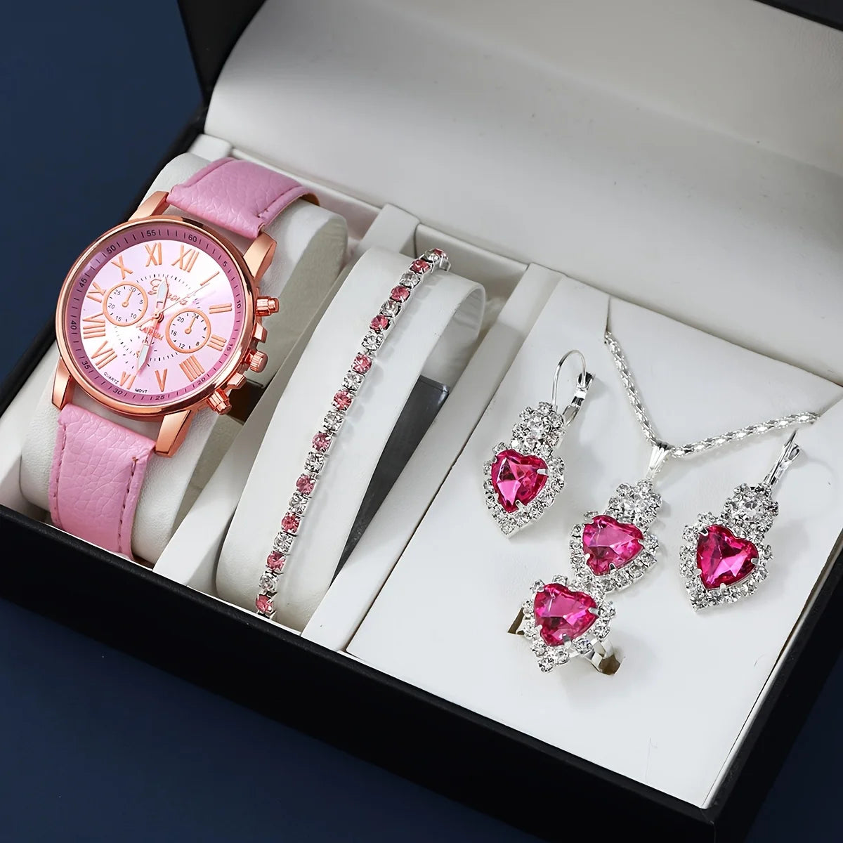 EJVS™  Fashion Quartz Watch Jewelry Set