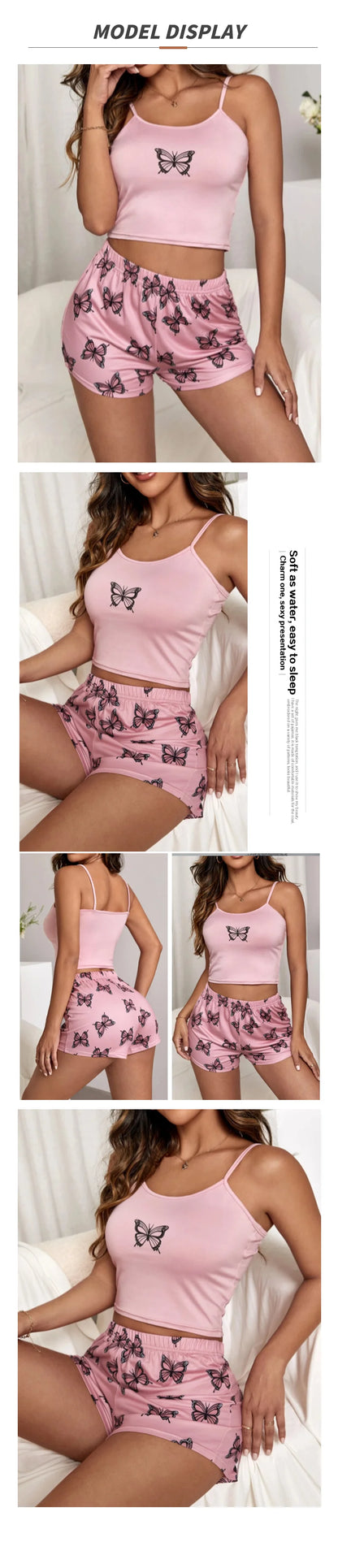 EJVS™  Two Pieces Summer Sexy Pyjamas