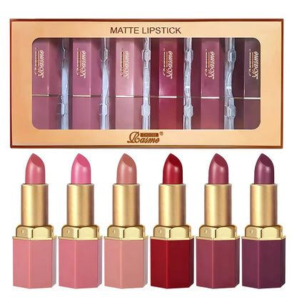 EJVS™ 6 Colors Gold Bar Lipstick